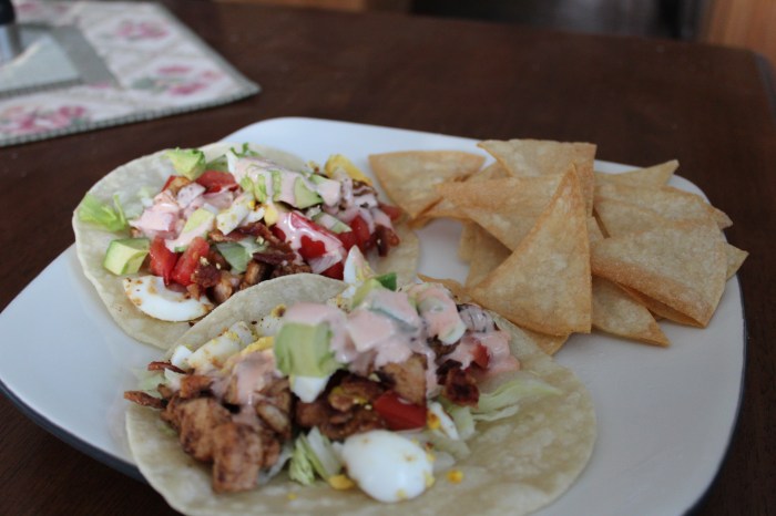 Cobb Salad Tacos